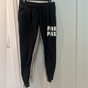 Y2K Victoria's Secret Black and Gray Women’s Joggers